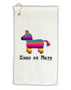 Colorful Pinata Design - Cinco de Mayo Micro Terry Gromet Golf Towel 16 x 25 inch by TooLoud-Golf Towel-TooLoud-White-Davson Sales