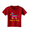 Colorful Pinata Design - Cinco de Mayo Toddler T-Shirt Dark by TooLoud-Toddler T-Shirt-TooLoud-Red-2T-Davson Sales