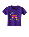 Colorful Pinata Design - Cinco de Mayo Toddler T-Shirt Dark by TooLoud-Toddler T-Shirt-TooLoud-Purple-2T-Davson Sales