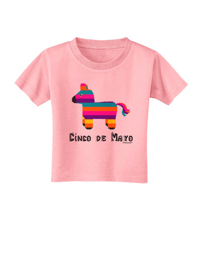 Colorful Pinata Design - Cinco de Mayo Toddler T-Shirt by TooLoud-Toddler T-Shirt-TooLoud-Candy-Pink-2T-Davson Sales