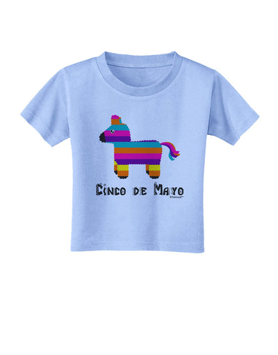 Colorful Pinata Design - Cinco de Mayo Toddler T-Shirt by TooLoud-Toddler T-Shirt-TooLoud-Aquatic-Blue-2T-Davson Sales