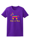 Colorful Pinata Design - Cinco de Mayo Womens Dark T-Shirt by TooLoud-Womens T-Shirt-TooLoud-Purple-X-Small-Davson Sales