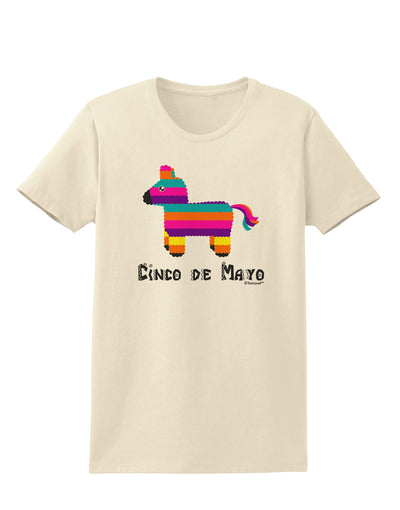 Colorful Pinata Design - Cinco de Mayo Womens T-Shirt by TooLoud-Womens T-Shirt-TooLoud-Natural-X-Small-Davson Sales