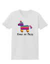 Colorful Pinata Design - Cinco de Mayo Womens T-Shirt by TooLoud-Womens T-Shirt-TooLoud-White-X-Small-Davson Sales