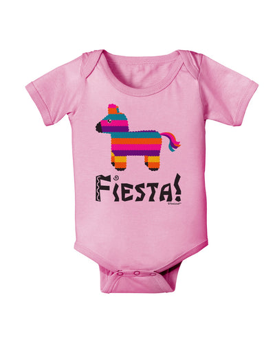 Colorful Pinata Design - Fiesta Baby Romper Bodysuit by TooLoud-Baby Romper-TooLoud-Light-Pink-06-Months-Davson Sales