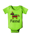 Colorful Pinata Design - Fiesta Baby Romper Bodysuit by TooLoud-Baby Romper-TooLoud-Lime-Green-06-Months-Davson Sales