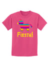 Colorful Pinata Design - Fiesta Childrens Dark T-Shirt by TooLoud-Childrens T-Shirt-TooLoud-Sangria-X-Small-Davson Sales