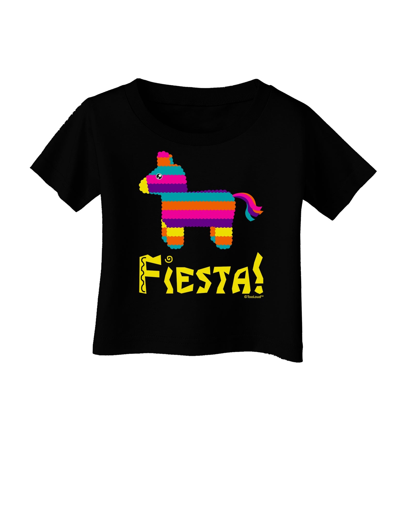 Colorful Pinata Design - Fiesta Infant T-Shirt Dark by TooLoud-Infant T-Shirt-TooLoud-Black-06-Months-Davson Sales