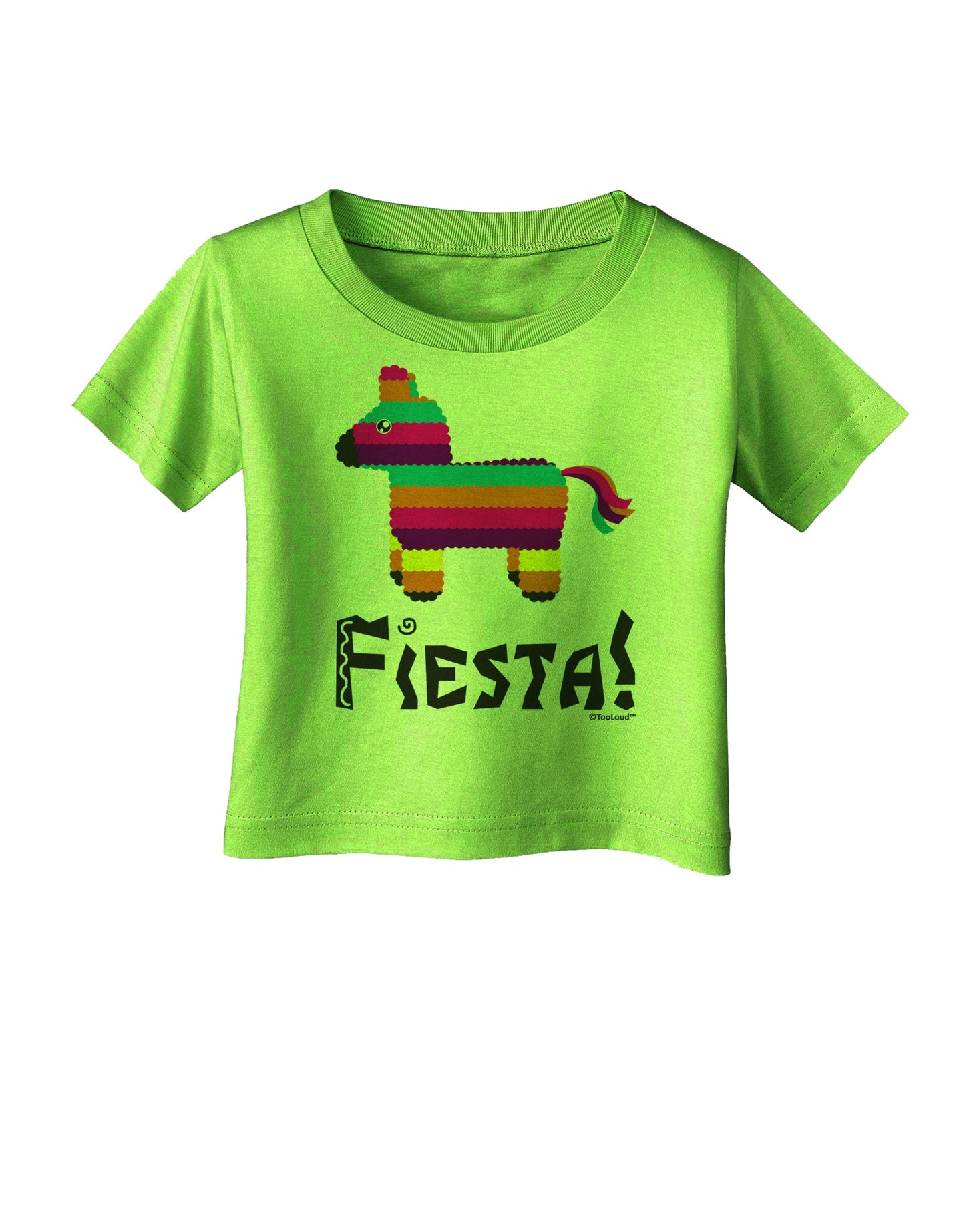 Colorful Pinata Design - Fiesta Infant T-Shirt by TooLoud-Infant T-Shirt-TooLoud-Lime-Green-06-Months-Davson Sales