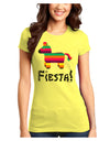 Colorful Pinata Design - Fiesta Juniors T-Shirt by TooLoud-Womens Juniors T-Shirt-TooLoud-Yellow-Juniors Fitted X-Small-Davson Sales