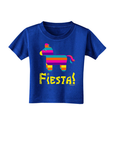 Colorful Pinata Design - Fiesta Toddler T-Shirt Dark by TooLoud-Toddler T-Shirt-TooLoud-Royal-Blue-2T-Davson Sales