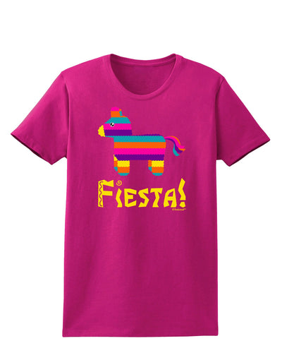 Colorful Pinata Design - Fiesta Womens Dark T-Shirt by TooLoud-Womens T-Shirt-TooLoud-Hot-Pink-Small-Davson Sales