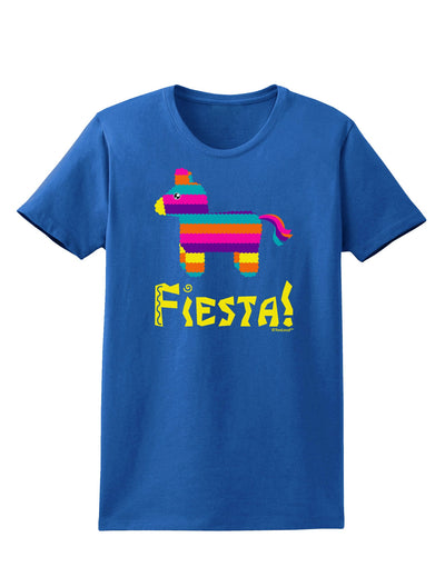 Colorful Pinata Design - Fiesta Womens Dark T-Shirt by TooLoud-Womens T-Shirt-TooLoud-Royal-Blue-X-Small-Davson Sales