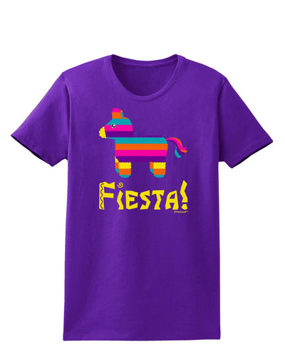 Colorful Pinata Design - Fiesta Womens Dark T-Shirt by TooLoud-Womens T-Shirt-TooLoud-Purple-X-Small-Davson Sales