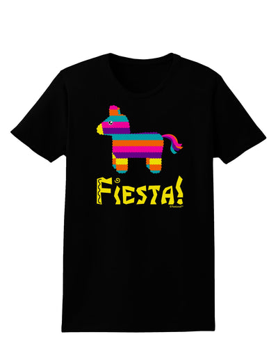 Colorful Pinata Design - Fiesta Womens Dark T-Shirt by TooLoud-Womens T-Shirt-TooLoud-Black-X-Small-Davson Sales