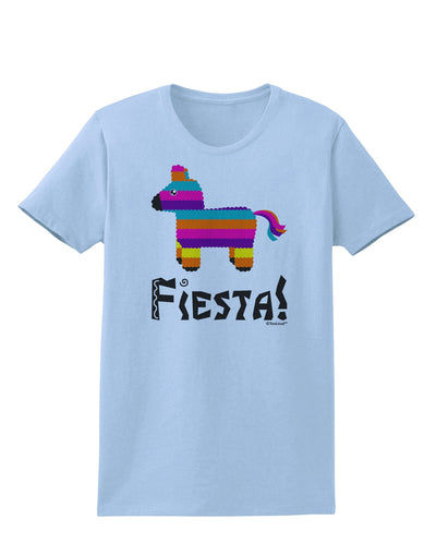 Colorful Pinata Design - Fiesta Womens T-Shirt by TooLoud-Womens T-Shirt-TooLoud-Light-Blue-X-Small-Davson Sales