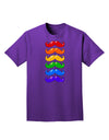 Colorful Rainbow Mustaches Adult Dark T-Shirt-Mens T-Shirt-TooLoud-Purple-Small-Davson Sales