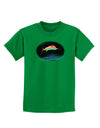 Colorful Swordfish Watercolor Childrens Dark T-Shirt-Childrens T-Shirt-TooLoud-Kelly-Green-X-Small-Davson Sales