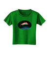 Colorful Swordfish Watercolor Toddler T-Shirt Dark-Toddler T-Shirt-TooLoud-Clover-Green-2T-Davson Sales