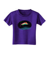 Colorful Swordfish Watercolor Toddler T-Shirt Dark-Toddler T-Shirt-TooLoud-Purple-2T-Davson Sales