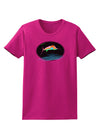 Colorful Swordfish Watercolor Womens Dark T-Shirt-TooLoud-Hot-Pink-Small-Davson Sales