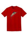 Colorful Vector Swordfish Adult Dark T-Shirt-Mens T-Shirt-TooLoud-Red-Small-Davson Sales