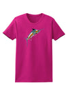 Colorful Vector Swordfish Womens Dark T-Shirt-TooLoud-Hot-Pink-Small-Davson Sales