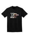 Come At Me Bro Big Horn Adult Dark T-Shirt-Mens T-Shirt-TooLoud-Black-Small-Davson Sales