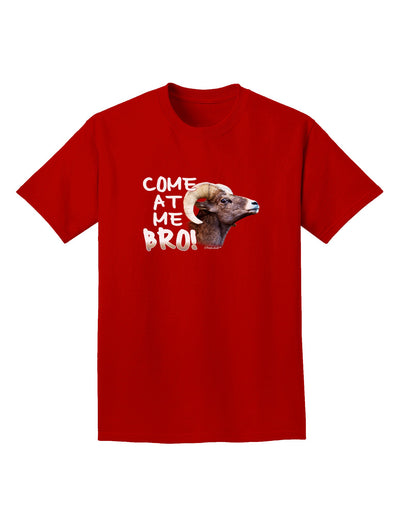 Come At Me Bro Big Horn Adult Dark T-Shirt-Mens T-Shirt-TooLoud-Red-Small-Davson Sales