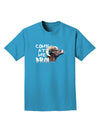 Come At Me Bro Big Horn Adult Dark T-Shirt-Mens T-Shirt-TooLoud-Turquoise-Small-Davson Sales