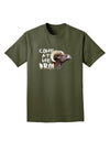 Come At Me Bro Big Horn Adult Dark T-Shirt-Mens T-Shirt-TooLoud-Military-Green-Small-Davson Sales