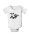 Come At Me Bro Big Horn Baby Romper Bodysuit-Baby Romper-TooLoud-White-06-Months-Davson Sales