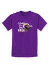 Come At Me Bro Big Horn Childrens Dark T-Shirt-Childrens T-Shirt-TooLoud-Purple-X-Small-Davson Sales