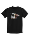 Come At Me Bro Big Horn Childrens Dark T-Shirt-Childrens T-Shirt-TooLoud-Black-X-Small-Davson Sales