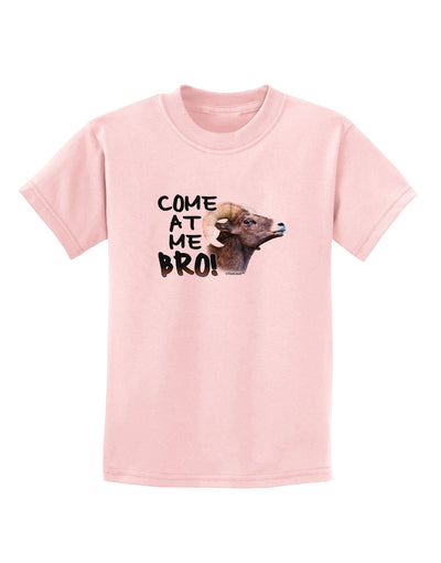 Come At Me Bro Big Horn Childrens T-Shirt-Childrens T-Shirt-TooLoud-PalePink-X-Small-Davson Sales