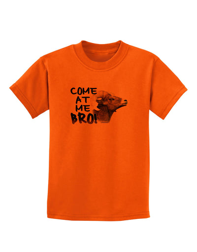 Come At Me Bro Big Horn Childrens T-Shirt-Childrens T-Shirt-TooLoud-Orange-X-Small-Davson Sales