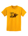 Come At Me Bro Big Horn Childrens T-Shirt-Childrens T-Shirt-TooLoud-Gold-X-Small-Davson Sales