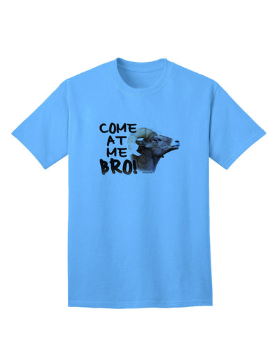 Come At Me Bro Big Horn Premium Adult T-Shirt Collection-Mens T-shirts-TooLoud-Aquatic-Blue-Small-Davson Sales