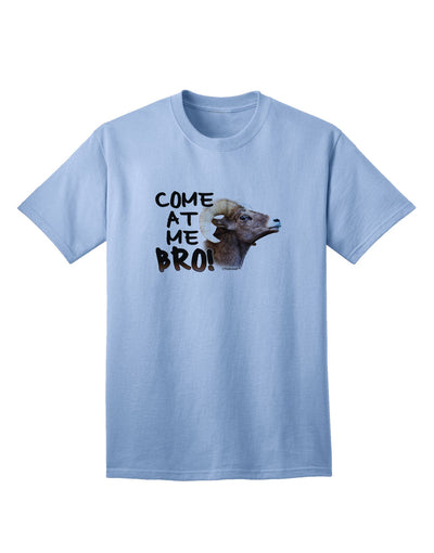 Come At Me Bro Big Horn Premium Adult T-Shirt Collection-Mens T-shirts-TooLoud-Light-Blue-Small-Davson Sales