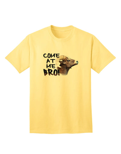 Come At Me Bro Big Horn Premium Adult T-Shirt Collection-Mens T-shirts-TooLoud-Yellow-Small-Davson Sales