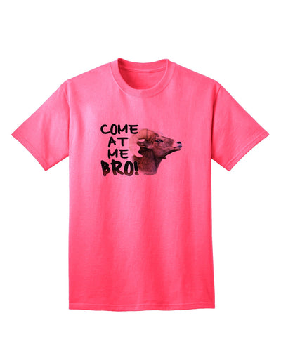 Come At Me Bro Big Horn Premium Adult T-Shirt Collection-Mens T-shirts-TooLoud-Neon-Pink-Small-Davson Sales