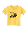 Come At Me Bro Big Horn Toddler T-Shirt-Toddler T-Shirt-TooLoud-Yellow-2T-Davson Sales