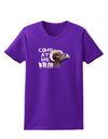 Come At Me Bro Big Horn Womens Dark T-Shirt-TooLoud-Purple-X-Small-Davson Sales