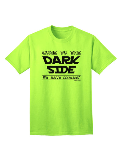 Come To The Dark Side - Cookies Adult T-Shirt-Mens T-Shirt-TooLoud-Neon-Green-Small-Davson Sales