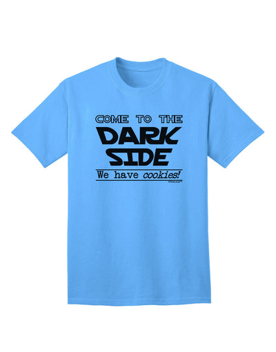 Come To The Dark Side - Cookies Adult T-Shirt-Mens T-Shirt-TooLoud-Aquatic-Blue-Small-Davson Sales