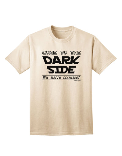 Come To The Dark Side - Cookies Adult T-Shirt-Mens T-Shirt-TooLoud-Natural-Small-Davson Sales