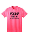 Come To The Dark Side - Cookies Adult T-Shirt-Mens T-Shirt-TooLoud-Neon-Pink-Small-Davson Sales