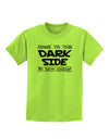 Come To The Dark Side - Cookies Childrens T-Shirt-Childrens T-Shirt-TooLoud-Lime-Green-X-Small-Davson Sales