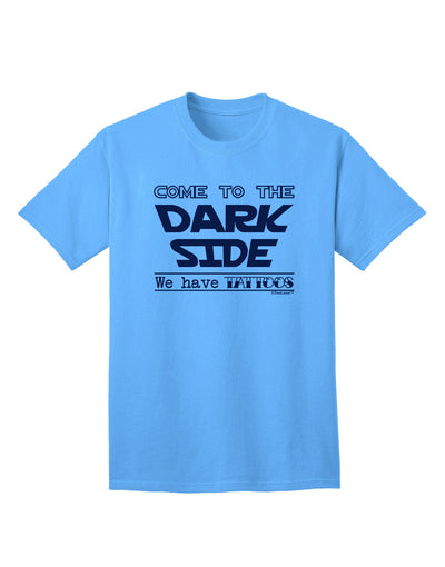 Come To The Dark Side - Tattoos Adult T-Shirt-Mens T-Shirt-TooLoud-Aquatic-Blue-Small-Davson Sales