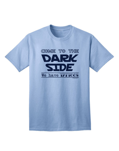 Come To The Dark Side - Tattoos Adult T-Shirt-Mens T-Shirt-TooLoud-Light-Blue-Small-Davson Sales